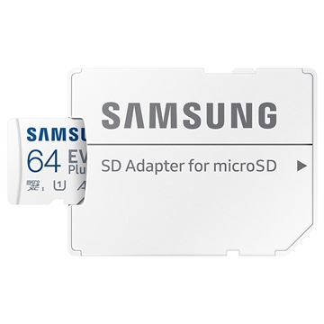 Samsung EVO Plus MicroSDXC Muistikortti Sovittimella MB-MC64KA/EU
