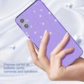 Samsung Galaxy A05 Stylish Glitter Sarja TPU Suojakuori - Läpinäkyvä Violetti