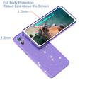 Samsung Galaxy A05 Stylish Glitter Sarja TPU Suojakuori - Läpinäkyvä Violetti