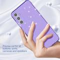 Samsung Galaxy A05s Stylish Glitter Sarja TPU Suojakuori - Läpinäkyvä Violetti