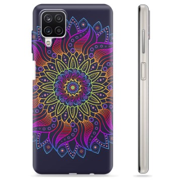 Samsung Galaxy A12 TPU Suojakuori - Värikäs Mandala