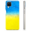 Samsung Galaxy A12 TPU Kotelo Ukrainan Lippu - Kaksisävyinen