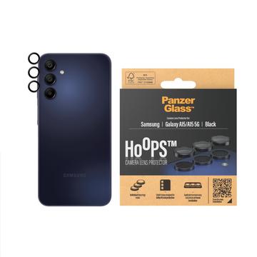 Samsung Galaxy A15 PanzerGlass Hoops kameran linssin suojus - Musta