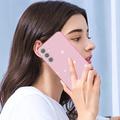 Samsung Galaxy A15 Stylish Glitter Sarja TPU Suojakuori - Läpinäkyvä Pinkki