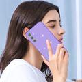 Samsung Galaxy A15 Stylish Glitter Sarja TPU Suojakuori - Läpinäkyvä Violetti