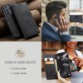 Caseme 013 Sarja Samsung Galaxy A23 5G Lompakkokotelo - Musta