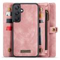 Samsung Galaxy A25 Caseme 008 2-in-1 Multifunctional Lompakkokotelo - Pinkki