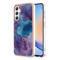 Samsung Galaxy A25 Marble Pattern Galvanoitu TPU-Suojakotelo