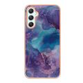 Samsung Galaxy A25 Marble Pattern Galvanoitu TPU-Suojakotelo