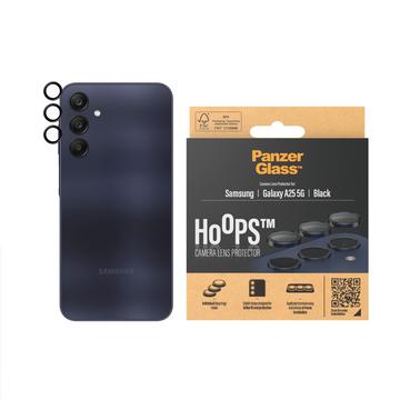 Samsung Galaxy A25 PanzerGlass Hoops kameran linssin suojus - Musta