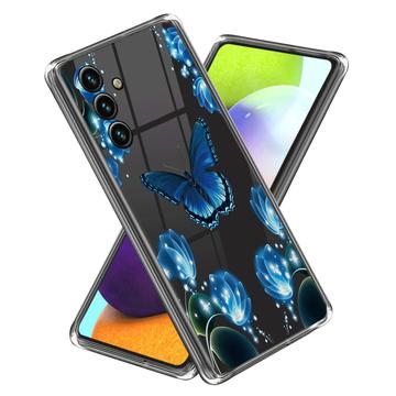 Samsung Galaxy A25 Tyylikäs Sarjan Erittäin Ohut TPU-kotelo - Perhonen ja Kukat