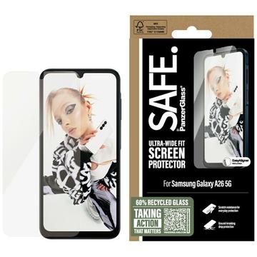 Samsung Galaxy A26 PanzerGlass Safe Ultra-Wide Fit Panssarilasi - 9H - Kirkas