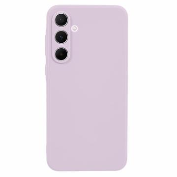 Samsung Galaxy A35 Anti-Fingerprints Matta TPU Suojakuori - Violetti