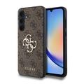 Samsung Galaxy A35 Guess 4G Big Metal Logo Hybridikotelo - Ruskea