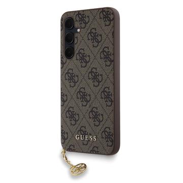 Samsung Galaxy A35 Guess 4G Charms Collection Hybridikotelo - Ruskea