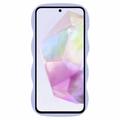 Samsung Galaxy A36 Candy Color Wavy TPU-kotelo - violetti