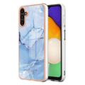 Samsung Galaxy A36 Marble Pattern Galvanoitu TPU-Suojakotelo