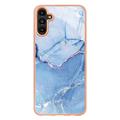 Samsung Galaxy A36 Marble Pattern Galvanoitu TPU-Suojakotelo