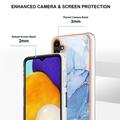 Samsung Galaxy A36 Marble Pattern Galvanoitu TPU-Suojakotelo