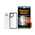 Samsung Galaxy A42 5G PanzerGlass ClearCase Antibakteerinen Kotelo - Musta / Kirkas