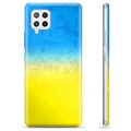 Samsung Galaxy A42 5G TPU Kotelo Ukrainan Lippu - Kaksisävyinen