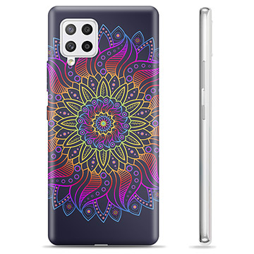 Samsung Galaxy A42 5G TPU Suojakuori - Värikäs Mandala