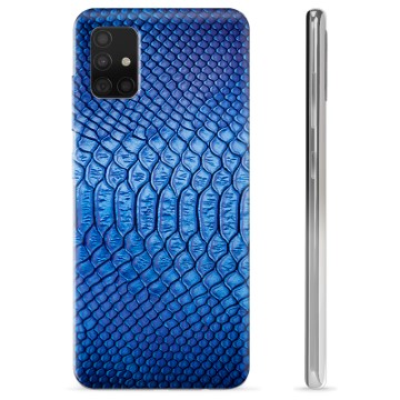 Samsung Galaxy A51 TPU Suojakuori - Nahka