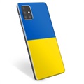 Samsung Galaxy A51 TPU Kotelo Ukrainan Lippu - Keltainen ja vaaleansininen