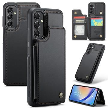 Samsung Galaxy A54 5G Caseme C22 Kotelo RFID-korttilompakko - Musta