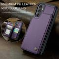 Samsung Galaxy A54 5G Caseme C22 Kotelo RFID-korttilompakko - Violetti