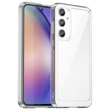 Samsung Galaxy A55 Anti-Shock Hybridikotelo - Läpinäkyvä