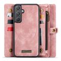 Samsung Galaxy A55 Caseme 008 2-in-1 Multifunctional Lompakkokotelo - Pinkki