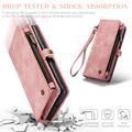 Samsung Galaxy A55 Caseme 008 2-in-1 Multifunctional Lompakkokotelo - Pinkki