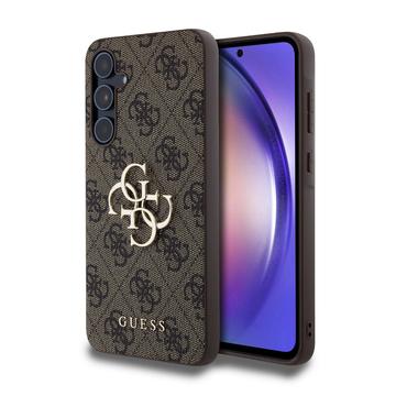 Samsung Galaxy A55 Guess 4G Big Metal Logo Hybridikotelo - Ruskea