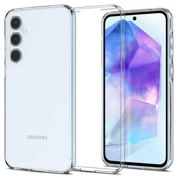 Samsung Galaxy A55 Spigen Liquid Crystal TPU Suojakuori - Kirkas