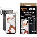 Samsung Galaxy A56 PanzerGlass Care Flagship 3-in-1 -paketti - Kirkas