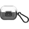 Samsung Galaxy Buds3/Buds3 Clip Case karabiinilla GP-FPR630HICBW - läpinäkyvä - läpinäkyvä