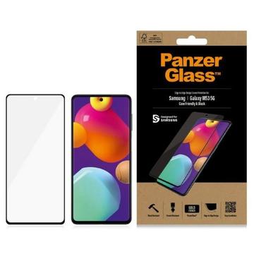 Samsung Galaxy M53 PanzerGlass Case Friendly Panssarilasi - 9H - Musta Reuna