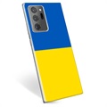 Samsung Galaxy Note20 Ultra TPU Kotelo Ukrainan Lippu - Keltainen ja vaaleansininen