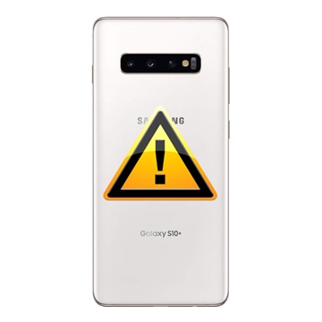 Samsung Galaxy S10+ Takakannen Korjaus - Keraamisen Valkoinen