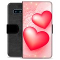 Samsung Galaxy S10 Premium Lompakkokotelo - Rakkaus