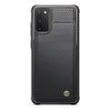 Samsung Galaxy S20 FE 5G/S20 FE 2022 Caseme C22 Kotelo RFID-korttilompakko - Musta