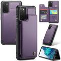 Samsung Galaxy S20 FE 5G/S20 FE 2022 Caseme C22 Kotelo RFID-korttilompakko - Violetti