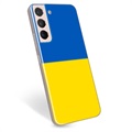 Samsung Galaxy S22 5G TPU Kotelo Ukrainan Lippu - Keltainen ja vaaleansininen