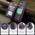 Samsung Galaxy S22 Ultra 5G Caseme C22 Kotelo RFID-korttilompakko - Violetti