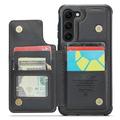 Samsung Galaxy S22+ 5G Caseme C22 Kotelo RFID-korttilompakko - Musta