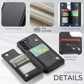 Samsung Galaxy S22+ 5G Caseme C22 Kotelo RFID-korttilompakko - Musta