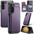 Samsung Galaxy S22+ 5G Caseme C22 Kotelo RFID-korttilompakko - Violetti