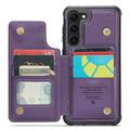 Samsung Galaxy S22+ 5G Caseme C22 Kotelo RFID-korttilompakko - Violetti