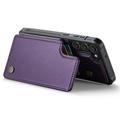 Samsung Galaxy S22+ 5G Caseme C22 Kotelo RFID-korttilompakko - Violetti